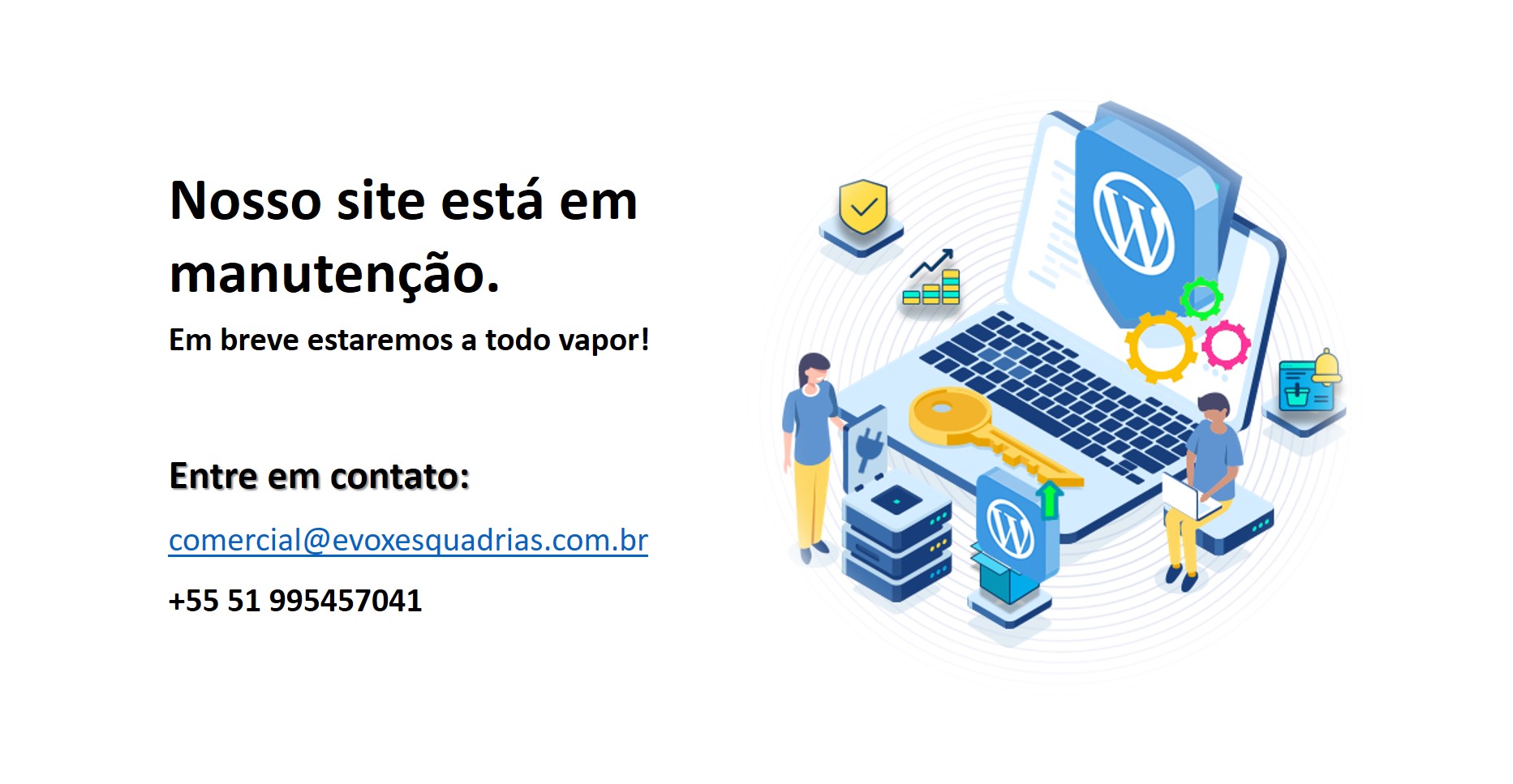 Manutenção site